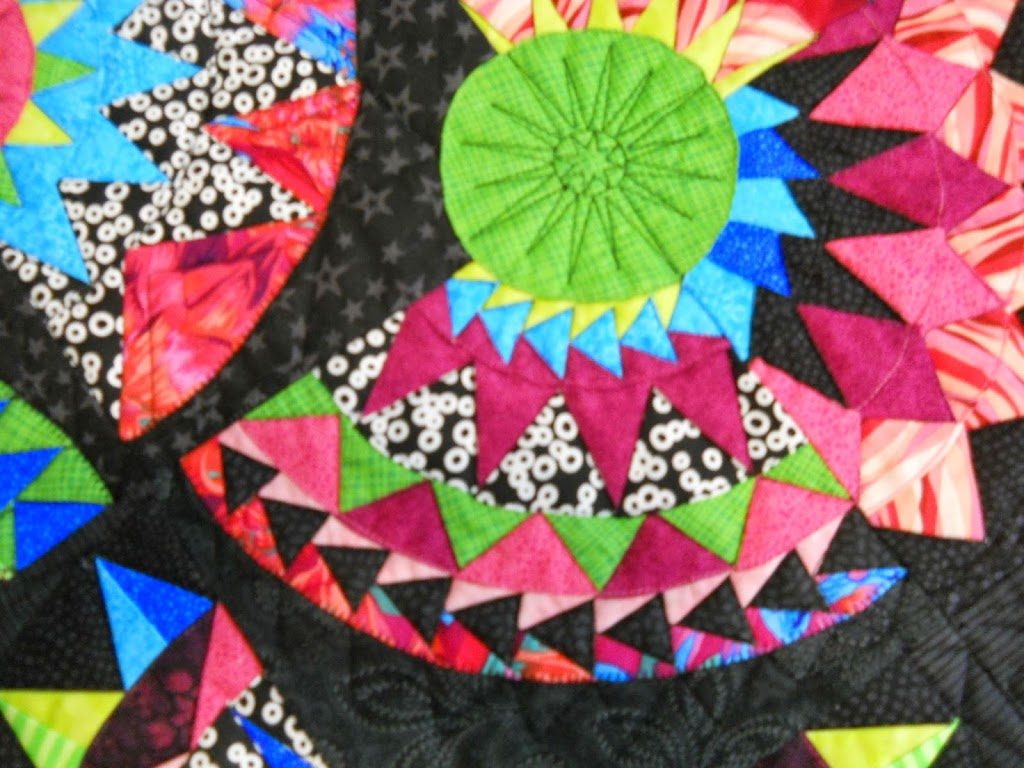 paper piecing new york beauty quilt