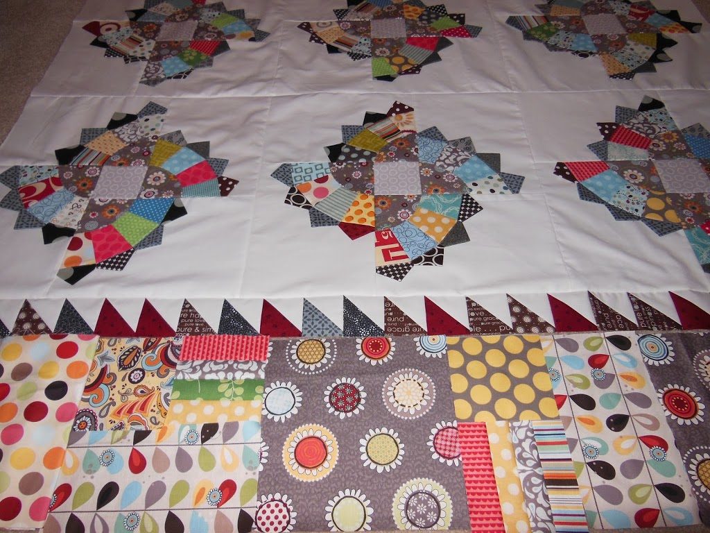 how to sew a pieced border on quilt
