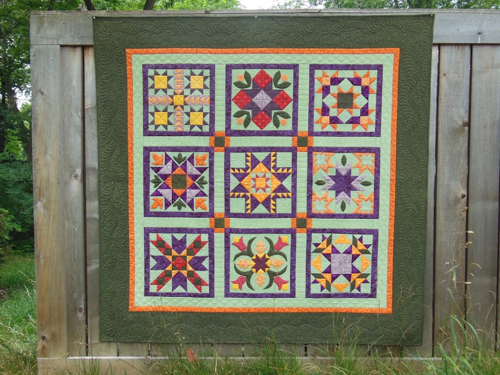 how to make a modern sampler quilt