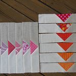 Quilters’ Book Club project: flying geese