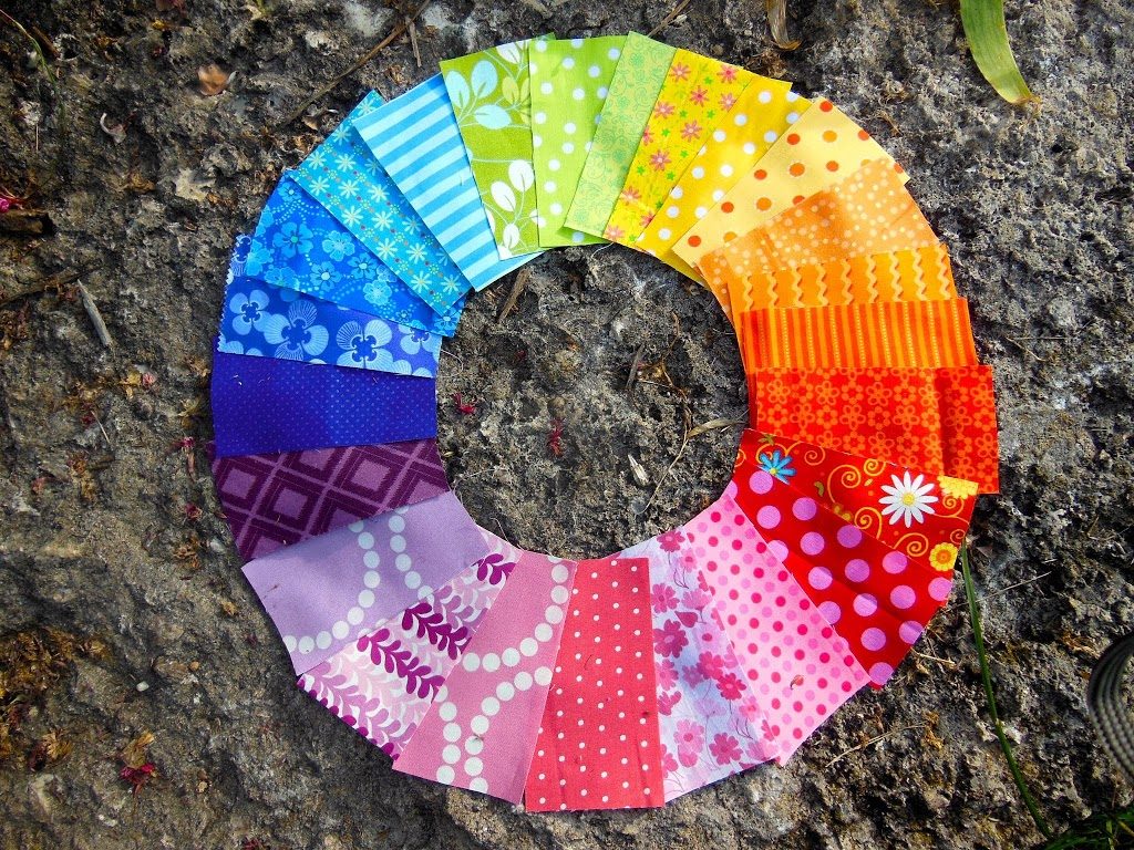 quilting fabric rainbow