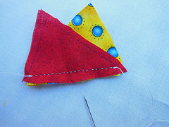 how to hand piece quilt patchwork