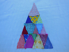 how to hand piece quilt patchwork