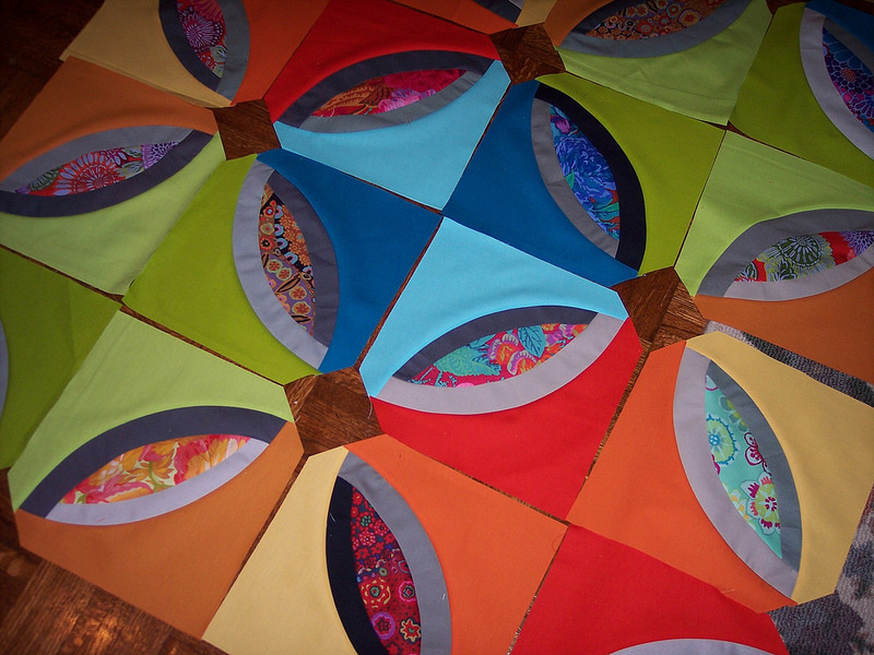 Polka Dot Bikini QAL progress