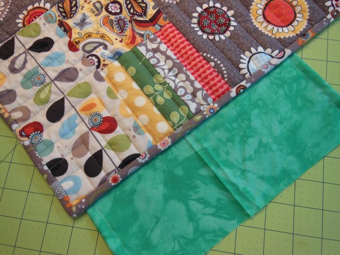 Hanging sleeve on a quilt