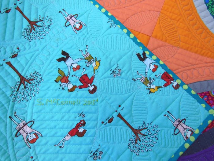 Signature on my Quilt