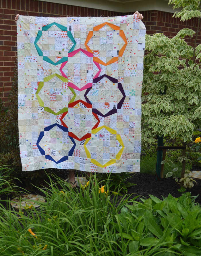 Modern Wedding Ring Quilt