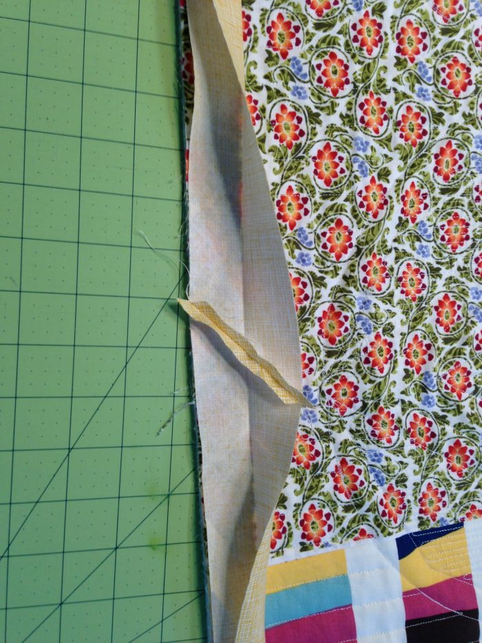binding a quilt