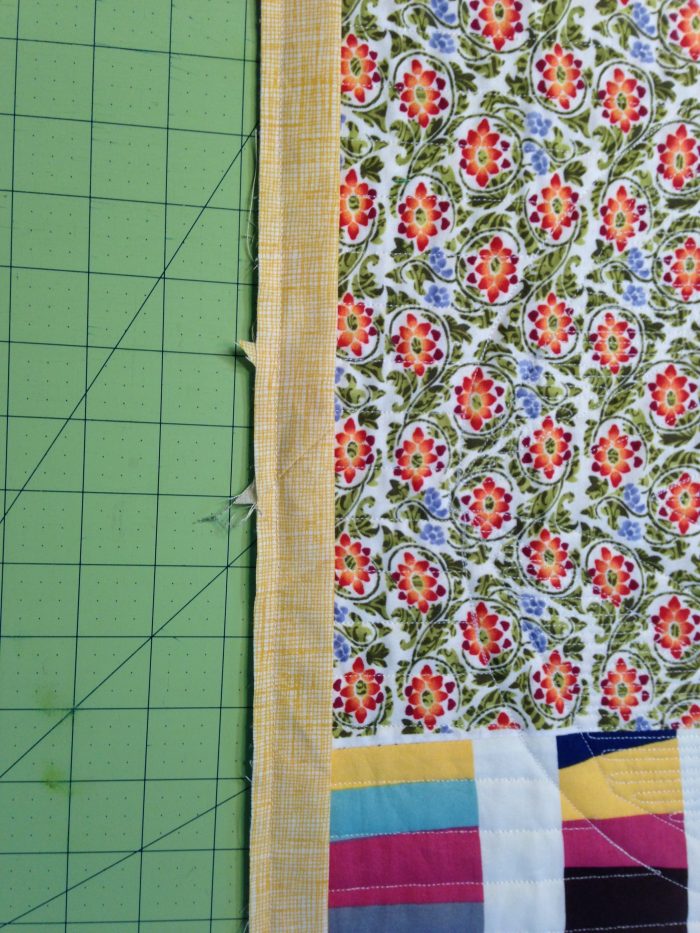 binding a quilt