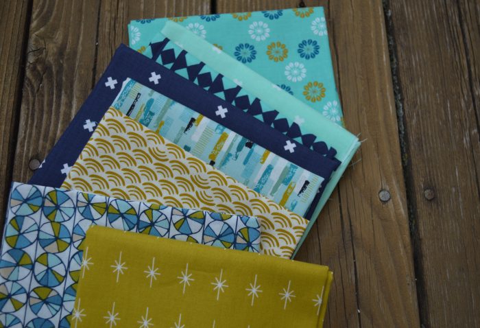 cotton and steel fabric, cloud9 fabric, sewing palette