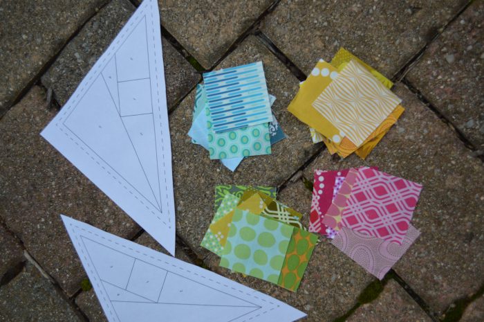 Rocky Road Star quilt block, Sharon McConnell for Color Girl Quilts, Paper Piecing