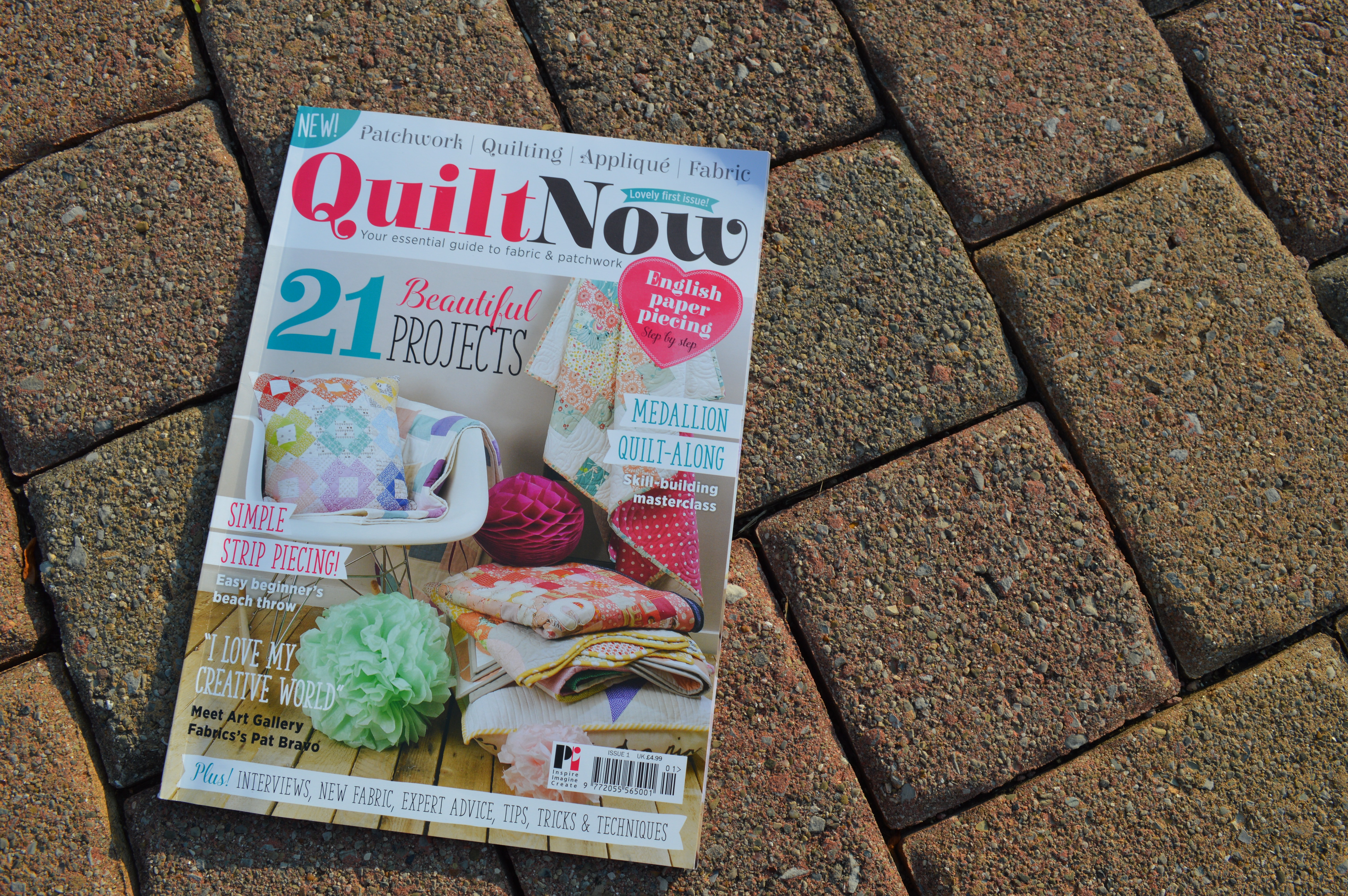 quilt now magazine cover issue 1