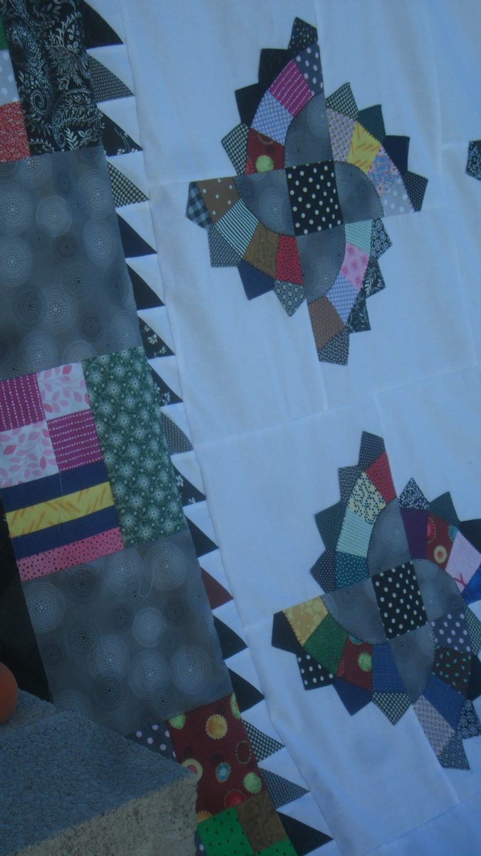 Twirling Fans Quilt, a pattern by Color Girl Quilts