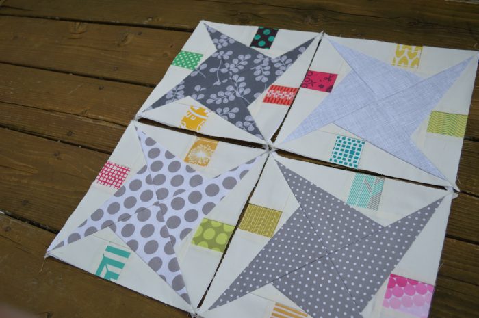 Rocky Road Star Blocks, pattern by Sharon McConnell for Color Girl Quilts