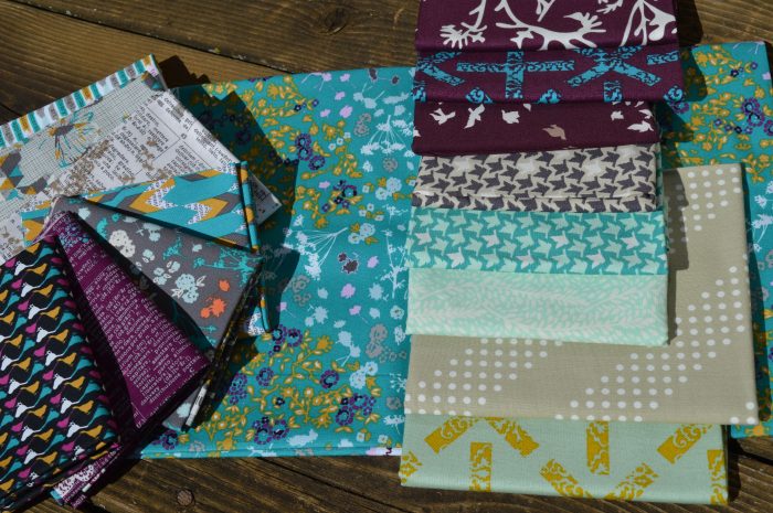 Indelible fabric for quilting, by Katarina Roccella for Art Galler Fabrics with basic quilting fabrics