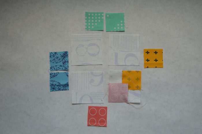 super simple sampler, six inch quilt block, modern patchwork