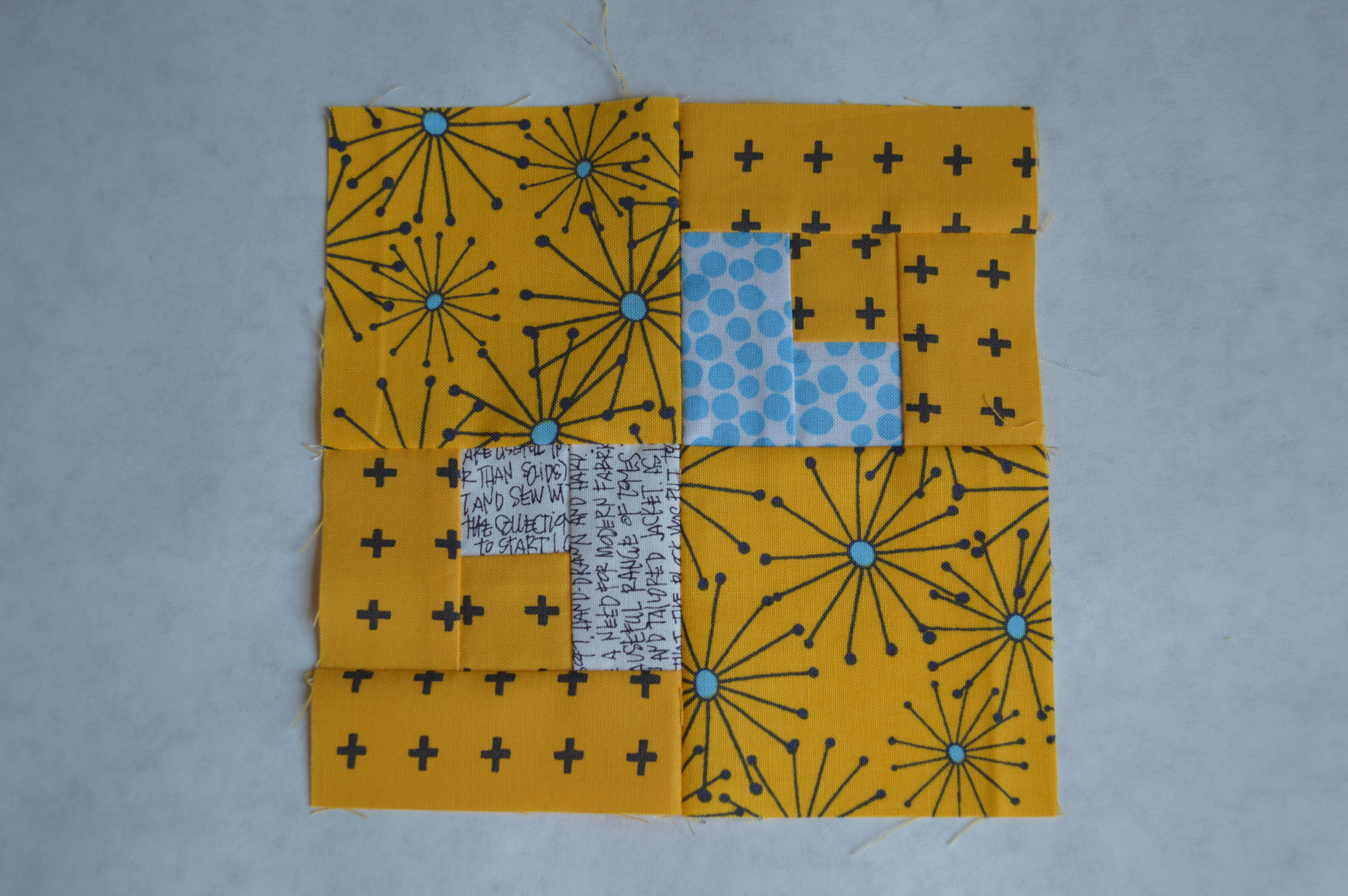 Super simple modern Sampler quilt, cross block tutorial, color girl quilts by sharon mcconnell