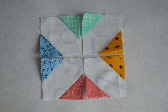 super simple sampler, six inch quilt block, modern patchwork