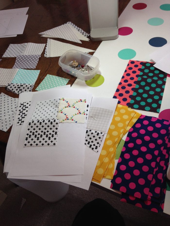 Sewtopia, michael miller fabrics, challenge fabrics for quilt, paper piecing