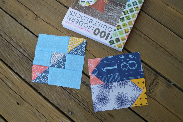 Tula Pink City Sampler six inch quilt sampler blocks made from Moda fabrics