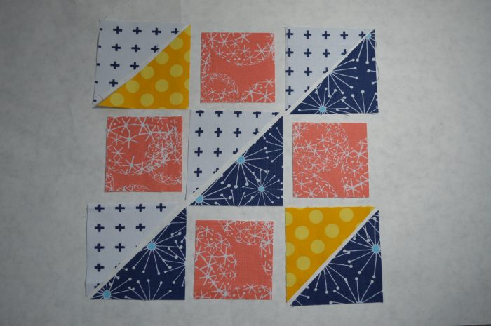 Super Simple 6" sampler quilt blocks by Sharon McConnell, modern patchwork