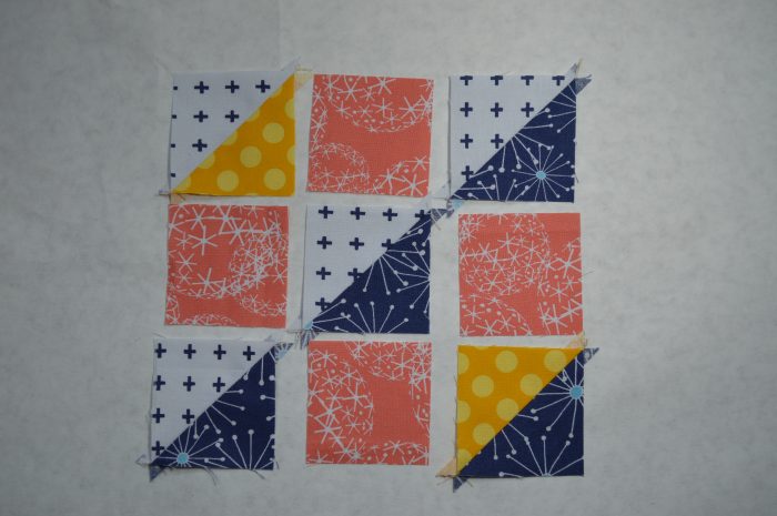 Super Simple 6" sampler quilt blocks by Sharon McConnell, modern patchwork