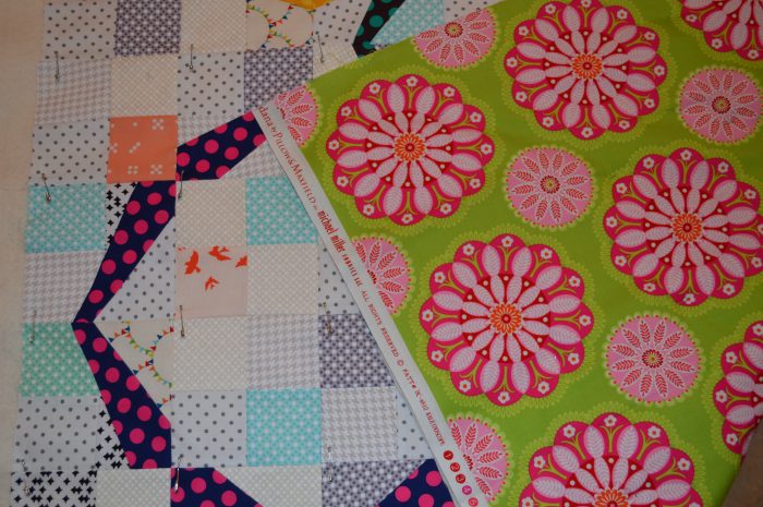 Hula Girl quilt with Michael miller fabrics by Sharon McConnell