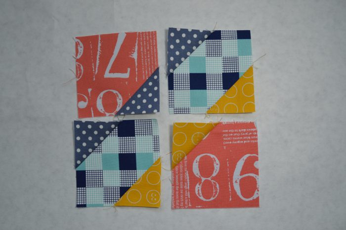 Super Simple 6" sampler quilt blocks by Sharon McConnell, modern patchwork