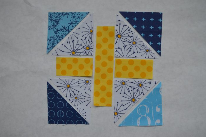 Super Simple 6" sampler quilt blocks by Sharon McConnell, modern patchwork