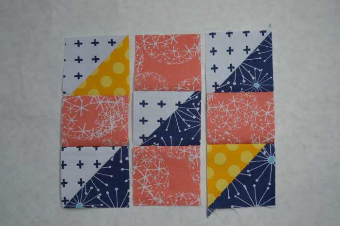 Super Simple 6" sampler quilt blocks by Sharon McConnell, modern patchwork