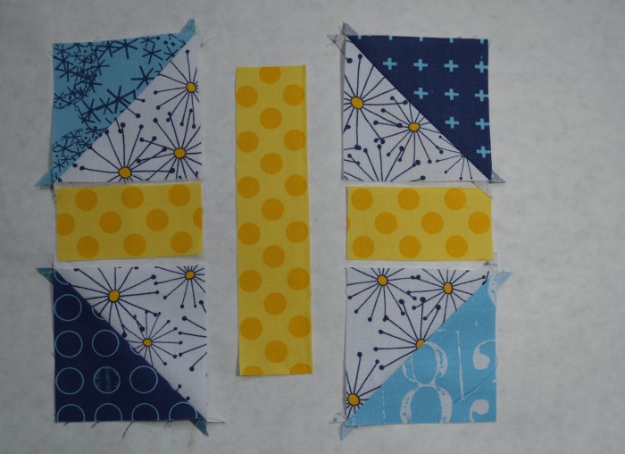 Super Simple 6" sampler quilt blocks by Sharon McConnell, modern patchwork