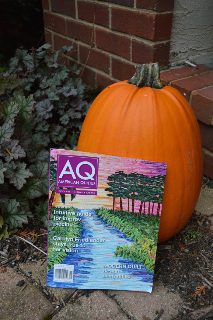 Star Crossed scrappy modern Quilt by Color Girl, American Quilter Magazine Feature November 2014