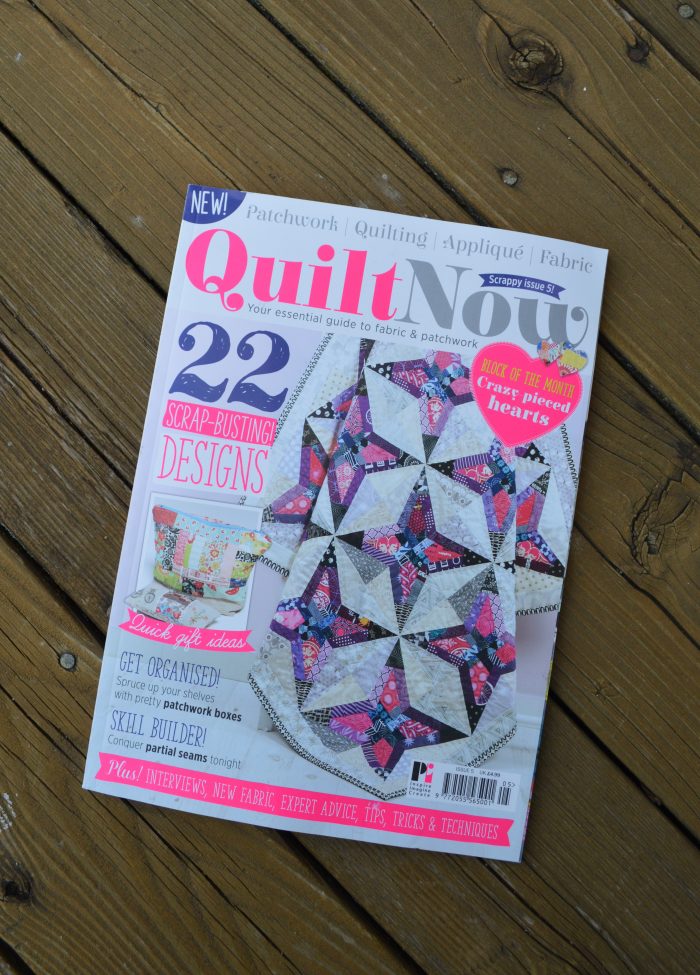 Jumping jacks scrap quilt by sharon mcconnell, in quilt now magazine, scrap patchwork easy quilt