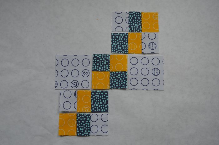 super simple sampler six inch quilt block by Sharon Mcconnell, color girl quilts