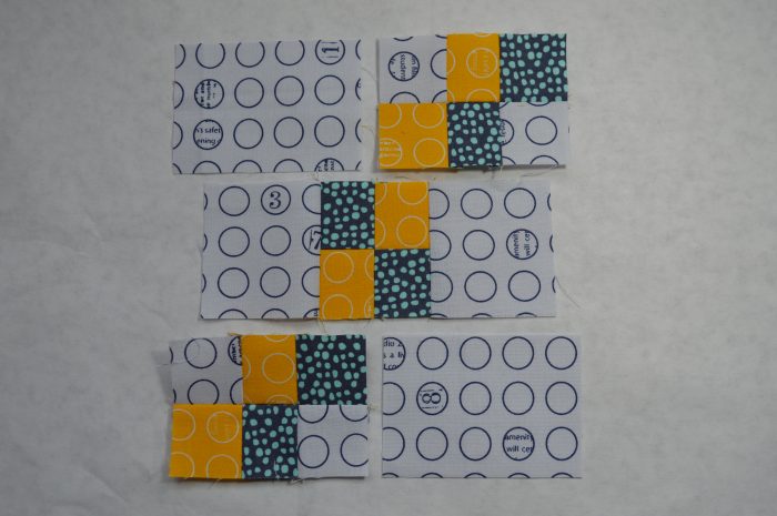 super simple sampler six inch quilt block by Sharon Mcconnell, color girl quilts