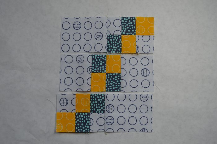 super simple sampler six inch quilt block by Sharon Mcconnell, color girl quilts