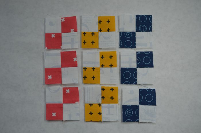 Super Simple six inch sampler blocks by Sharon McConnell, modern quilting squares