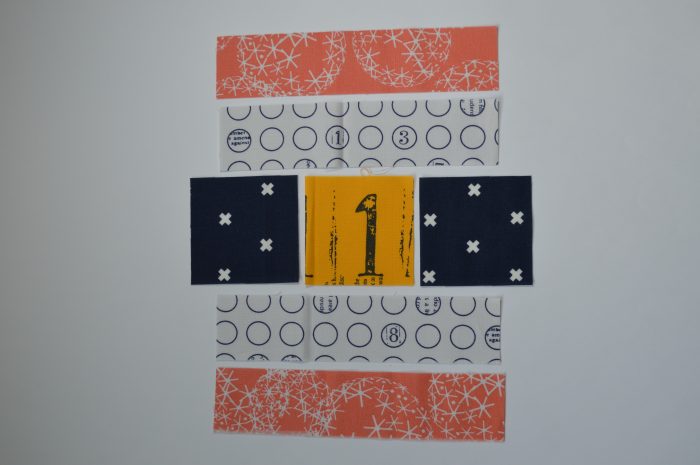 how to make Simple Sampler six inch quilt block with strips