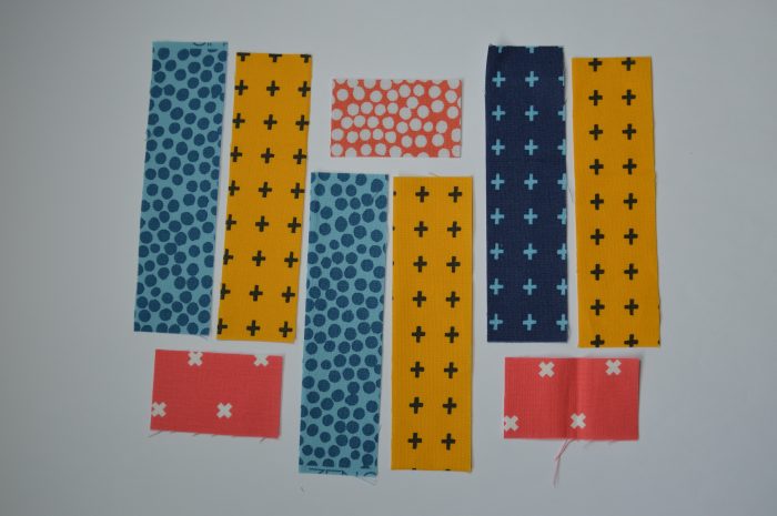 how to make Simple Sampler six inch quilt block with strips