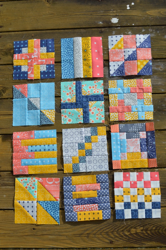 Super Simple six inch quilt blocks sampler