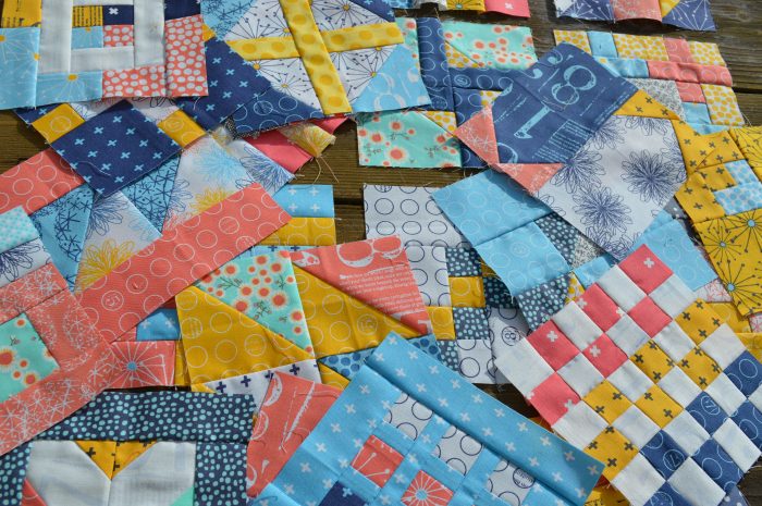 Super Simple six inch quilt blocks sampler, basic patchwork tutorials, modern sampler quilt