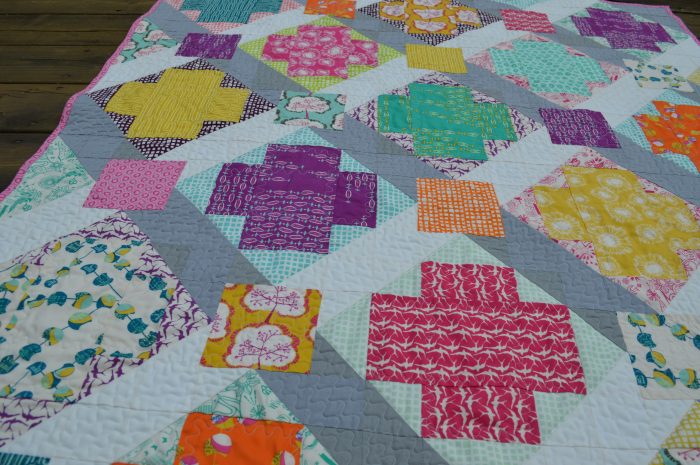 star cross modern patchwork quilt using utopia fabric for art gallery fabrics by color girl quilts