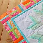 Aviatrix Medallion Quilt: the first border