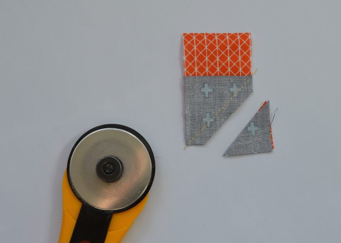 how to sew Super Simple Sampler six inch modern quilt block with flying geese