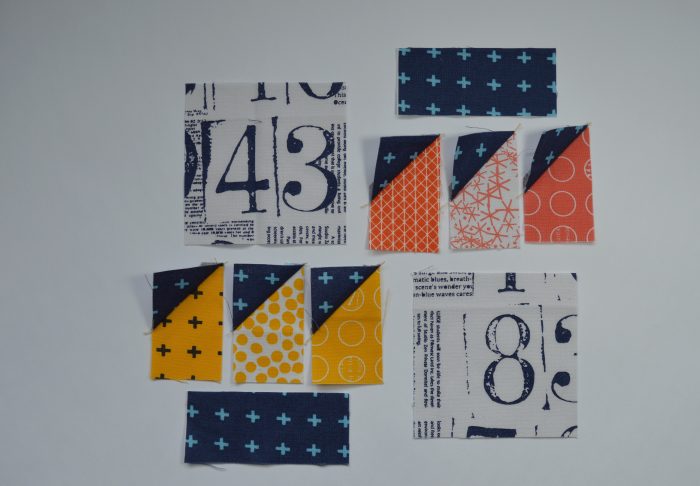 how to sew Super Simple Sampler six inch modern quilt block with flying geese