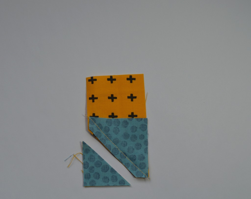 how to sew Super Simple Sampler six inch modern quilt block with flying geese