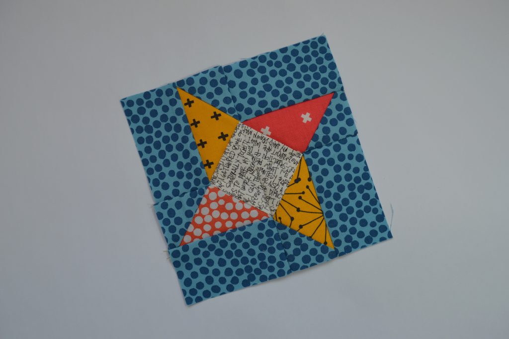 how to sew Super Simple Sampler six inch modern quilt block with flying geese