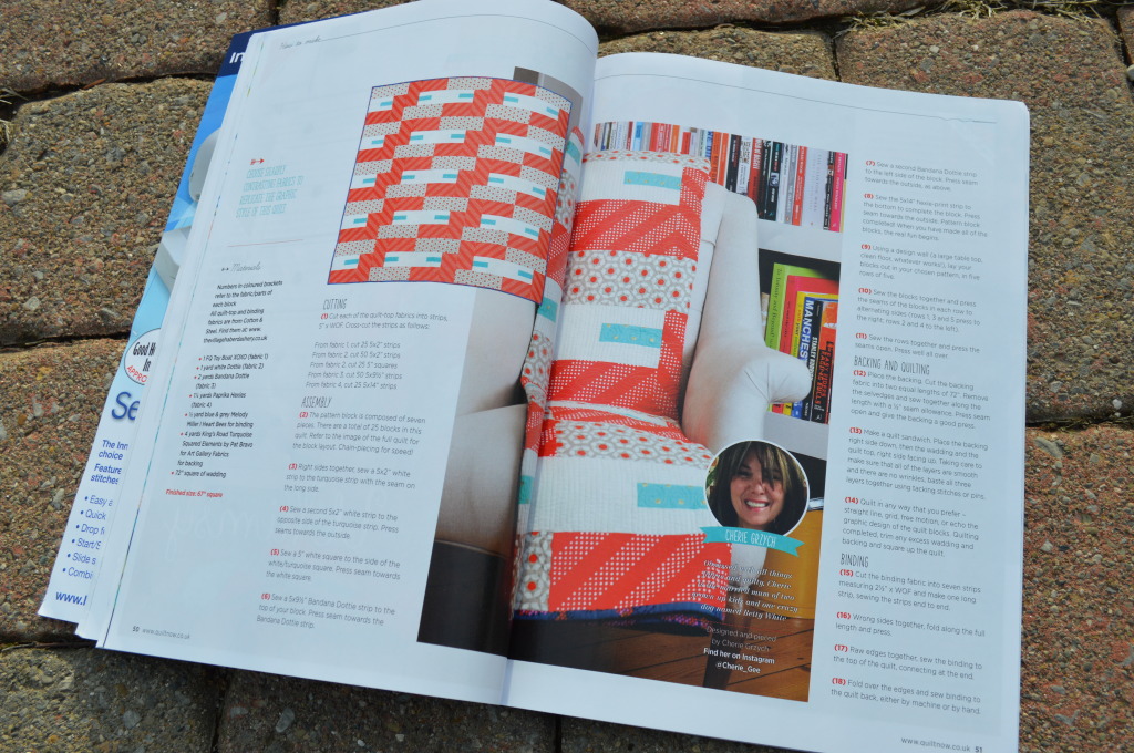 Quilt Now magazine, modern patchwork and quilting with sewing patterns