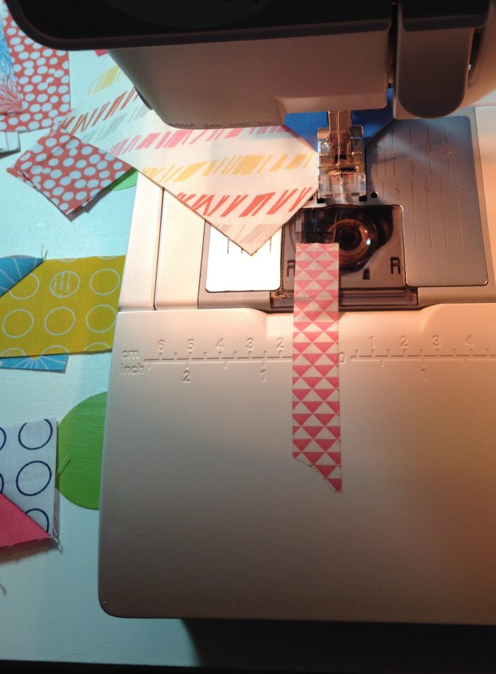 How to sew flying geese and snowball quilt block
