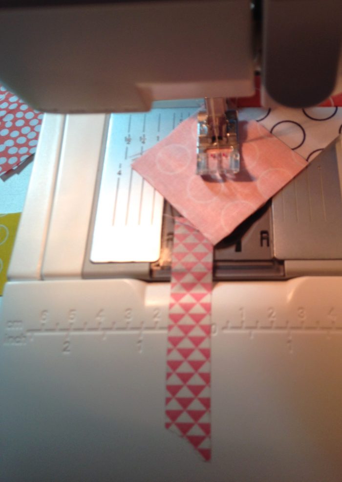 How to sew flying geese and snowball quilt block